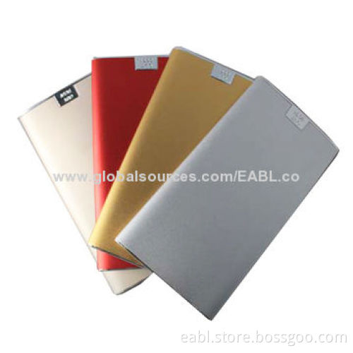 Mobile Power Banks, Fashionable Design, 5,000mAh High-capacity, LED Indicator, 4-color, Safe, 125g
